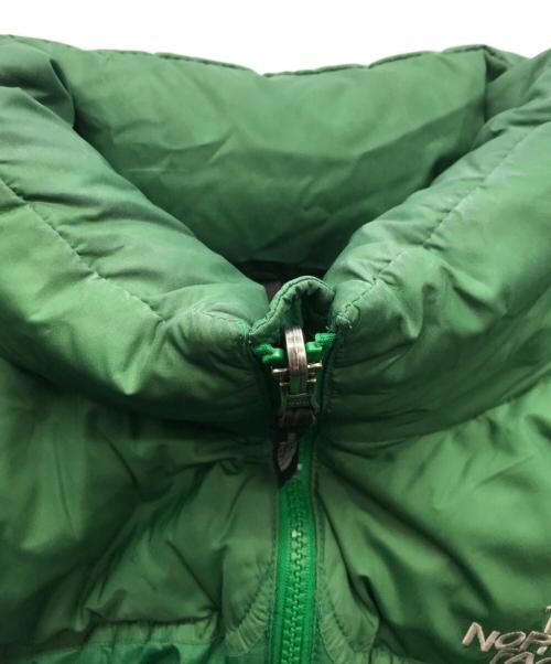 THE NORTH FACE（ザ ノース フェイス）THE NORTH FACE (ザ ノース フェイス) 00Sセンターロゴヌプシダウンジャケット グリーン サイズ:Mの古着・服飾アイテム