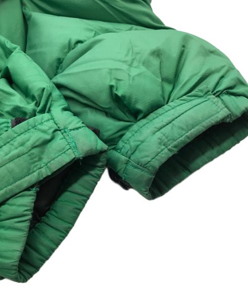THE NORTH FACE（ザ ノース フェイス）THE NORTH FACE (ザ ノース フェイス) 00Sセンターロゴヌプシダウンジャケット グリーン サイズ:Mの古着・服飾アイテム