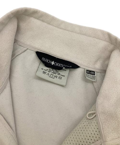 BLACK DIAMOND（ブラックダイヤモンド）BLACK DIAMOND (ブラックダイヤモンド) ソフトシェルジャケット ホワイト サイズ:ＸＬの古着・服飾アイテム