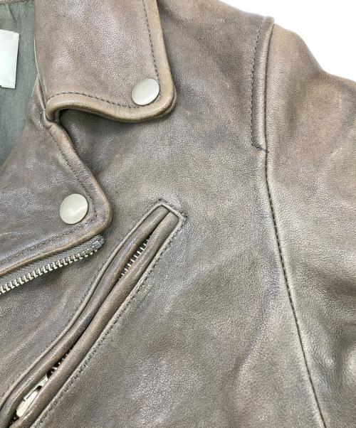 beautiful people（ビューティフルピープル）beautiful people (ビューティフルピープル) ライダースジャケット ブラウン サイズ:150の古着・服飾アイテム