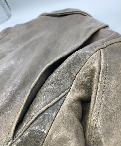 beautiful people（ビューティフルピープル）beautiful people (ビューティフルピープル) ライダースジャケット ブラウン サイズ:150の古着・服飾アイテム