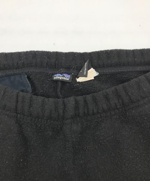 Patagonia（パタゴニア）Patagonia (パタゴニア) 90s シンチラフリースハーフパンツ ブラック サイズ:Sの古着・服飾アイテム