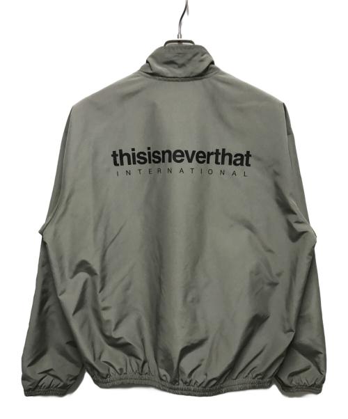 thisisneverthat（ディスイズネバーザット）thisisneverthat (ディスイズネバーザット) Team Jacketジップアップジャケット グリーン サイズ:Mの古着・服飾アイテム