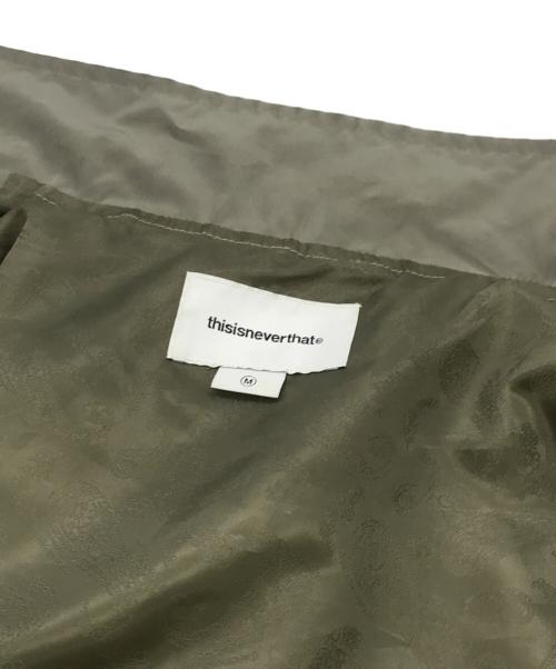 thisisneverthat（ディスイズネバーザット）thisisneverthat (ディスイズネバーザット) Team Jacketジップアップジャケット グリーン サイズ:Mの古着・服飾アイテム