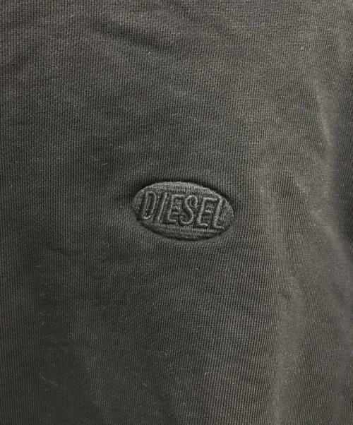 DIESEL（ディーゼル）DIESEL (ディーゼル) NEW GINN SWEAT SHIRT ブラック サイズ:XLの古着・服飾アイテム