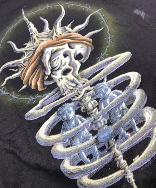 USED（ユーズド）USED (ユーズド) 1995 TOURバンドTシャツ ブラック サイズ:Ｌの古着・服飾アイテム