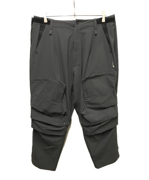 GOOPiMADE（グーピーメイド）GOOPiMADE (グーピーメイド) GQ ナイロンカーゴパンツ グレー サイズ:３の古着・服飾アイテム