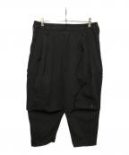 GOOPiMADE×master-pieceグーピーメイド×マスターピース）の古着「MEquip-P1 Double Layers Utility Trousers」｜ブラック