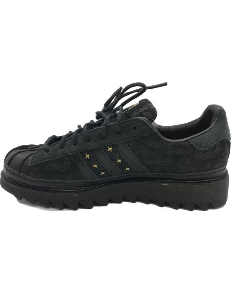 adidas（アディダス）adidas (アディダス) CLOT (クロット) CLOT SUPERSTAR LNY ブラック サイズ:US10 1/2の古着・服飾アイテム