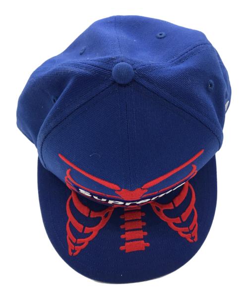 SUPREME（シュプリーム）SUPREME (シュプリーム) New Era (ニューエラ) Bones Box Logo ブルー サイズ:7 1/2の古着・服飾アイテム