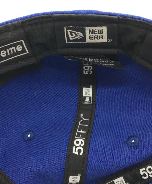 SUPREME（シュプリーム）SUPREME (シュプリーム) New Era (ニューエラ) Bones Box Logo ブルー サイズ:7 1/2の古着・服飾アイテム