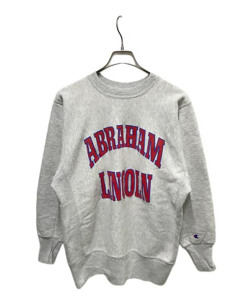 Champion（チャンピオン）Champion (チャンピオン) カレッジリバースウィーブスウェット グレー サイズ:Ｌの古着・服飾アイテム