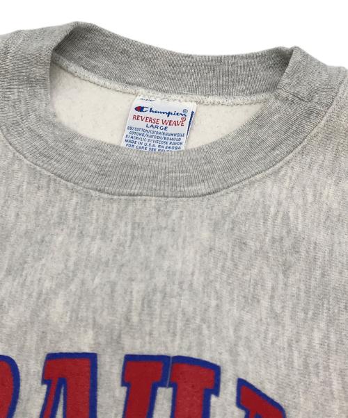 Champion（チャンピオン）Champion (チャンピオン) カレッジリバースウィーブスウェット グレー サイズ:Ｌの古着・服飾アイテム