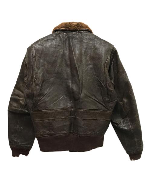 U'S NAVY（アメリカ海軍）U'S NAVY (アメリカ海軍) 40S AN-J-3Aフライトジャケット ブラウン サイズ:38の古着・服飾アイテム