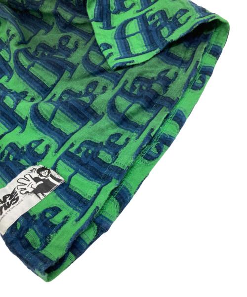 A BATHING APE（アベイシングエイプ）A BATHING APE (アベイシングエイプ) ジャガードTシャツ グリーン サイズ:Sの古着・服飾アイテム