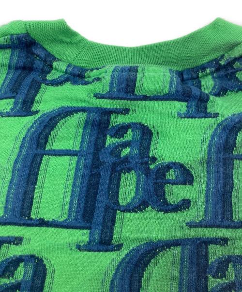 A BATHING APE（アベイシングエイプ）A BATHING APE (アベイシングエイプ) ジャガードTシャツ グリーン サイズ:Sの古着・服飾アイテム