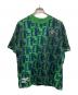 A BATHING APE（アベイシングエイプ）の古着「ジャガードTシャツ」｜グリーン