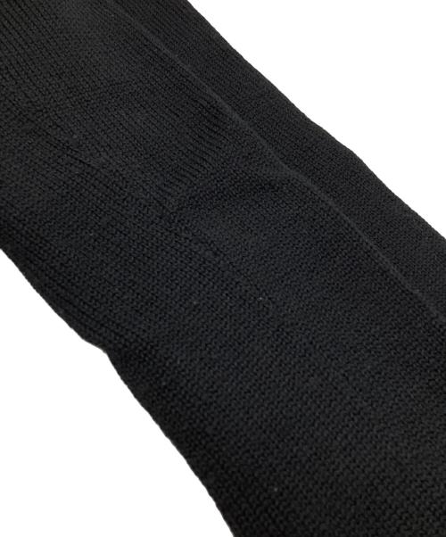 COMME des GARCONS HOMME PLUS（コムデギャルソンオムプリュス）COMME des GARCONS HOMME PLUS (コムデギャルソンオムプリュス) アシンメトリーデザインニット ブラック サイズ:Mの古着・服飾アイテム