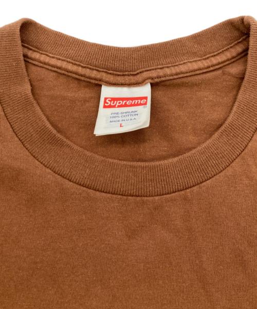 SUPREME（シュプリーム）Supreme (シュプリーム) slap shot tee ブラウン サイズ:Lの古着・服飾アイテム