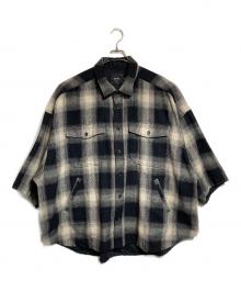 ROTOL（ロトル）の古着「KSDK CPO HS SHIRT CHECK」｜ブラック×ブラウン