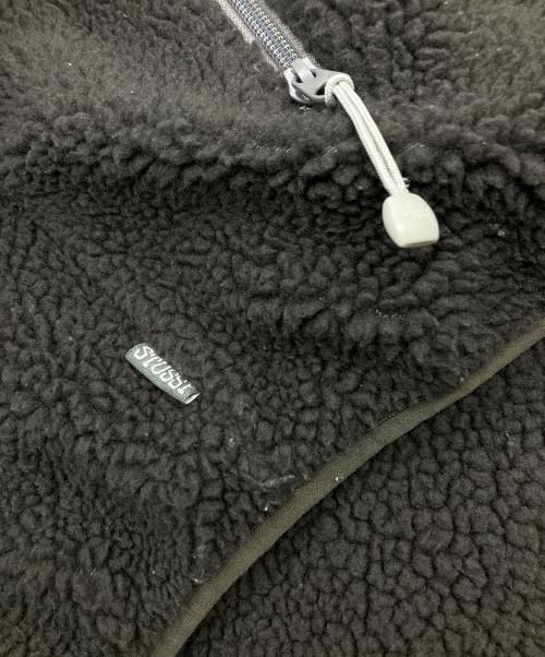 stussy（ステューシー）stussy (ステューシー) 00Sリバーシブルボアキルティングジャケット グレー サイズ:Ｍの古着・服飾アイテム