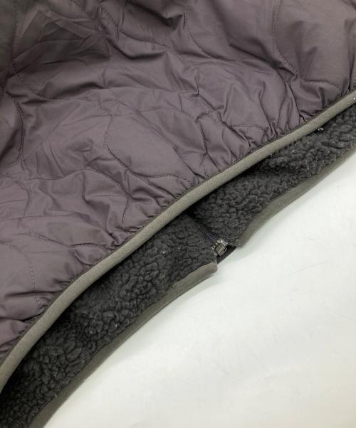stussy（ステューシー）stussy (ステューシー) 00Sリバーシブルボアキルティングジャケット グレー サイズ:Ｍの古着・服飾アイテム