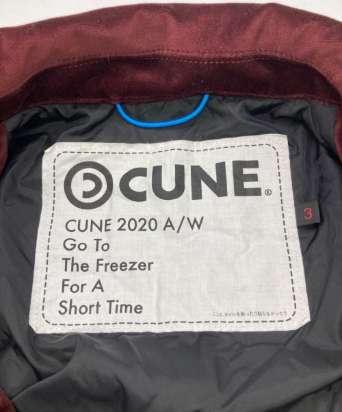 CUNE（キューン）CUNE (キューン) しろくまベロアブルゾン ボルドー サイズ:3の古着・服飾アイテム
