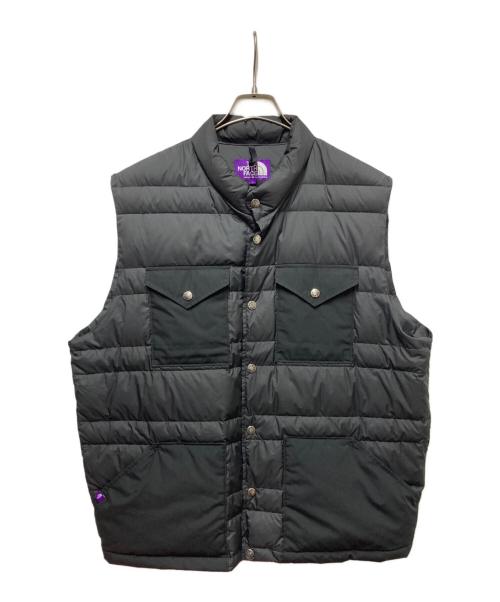 THE NORTHFACE PURPLELABEL（ザ・ノースフェイス パープルレーベル）THE NORTHFACE PURPLELABEL (ザ・ノースフェイス パープルレーベル) Ripstop Sierra Vest ダウンベスト ブラック サイズ:Lの古着・服飾アイテム