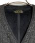 中古・古着 BROWN'S BEACH JACKET (ブラウンズビーチジャケット) V NECK VEST ビーチクロスゴマシオべスト/Vネックベスト ブラック サイズ:40：18000円