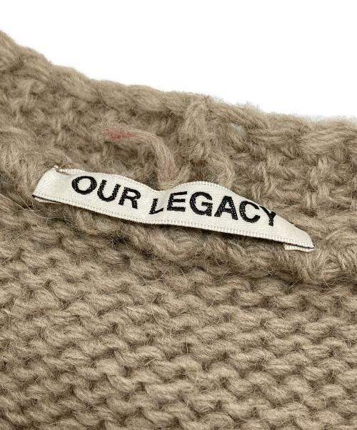 OUR LEGACY（アワーレガシー）OUR LEGACY (アワーレガシー) VEST REVERSED CABLE/ベストリバースドケーブル アイボリー サイズ:46の古着・服飾アイテム