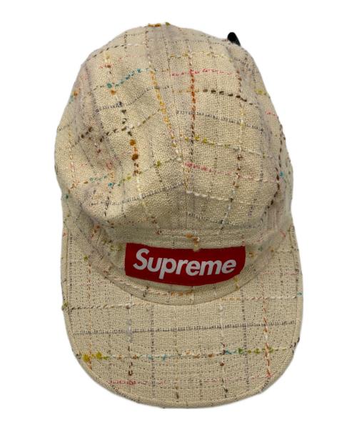 SUPREME（シュプリーム）SUPREME (シュプリーム) boucle camp cap ベージュの古着・服飾アイテム