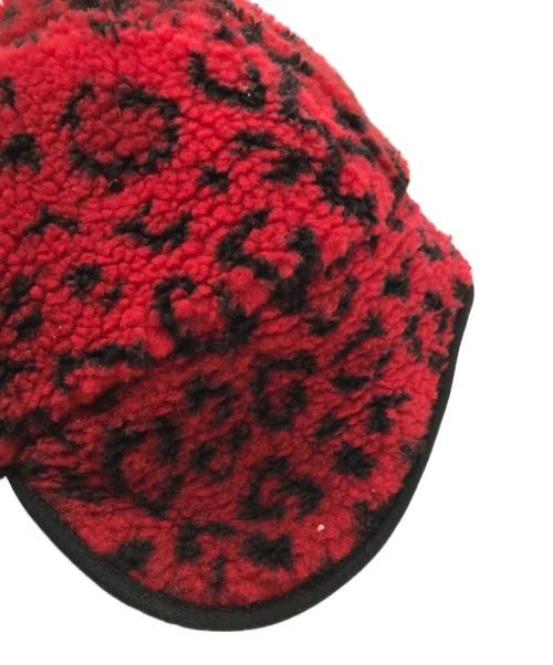 SUPREME（シュプリーム）SUPREME (シュプリーム) leopard polar fleece camp cap レッドの古着・服飾アイテム