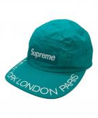 SUPREMEシュプリーム）の古着「visor print camp CAP」｜グリーン