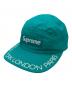 Supreme（シュプリーム）の古着「visor print camp CAP」｜グリーン