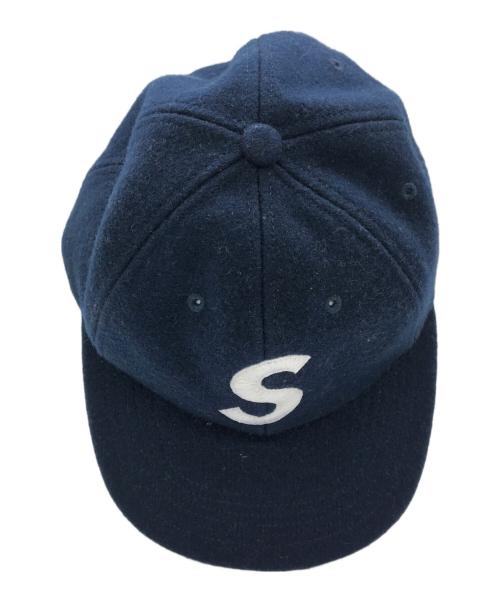 SUPREME（シュプリーム）SUPREME (シュプリーム) WOOL S LOGO 6-PANEL CAP ネイビーの古着・服飾アイテム