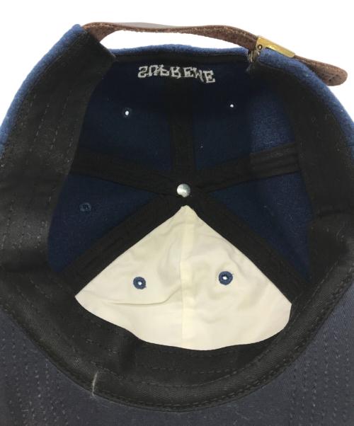 SUPREME（シュプリーム）SUPREME (シュプリーム) WOOL S LOGO 6-PANEL CAP ネイビーの古着・服飾アイテム