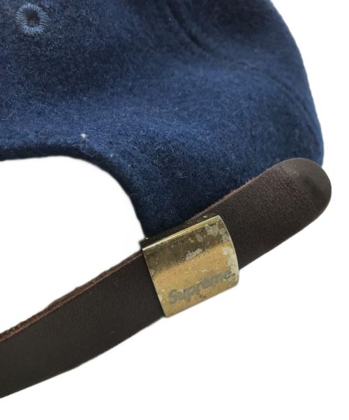SUPREME（シュプリーム）SUPREME (シュプリーム) WOOL S LOGO 6-PANEL CAP ネイビーの古着・服飾アイテム