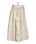 cygne (シーニュ) カットジャガードパンツ/Cut jacquard pants ベージュ サイズ:1：13000円
