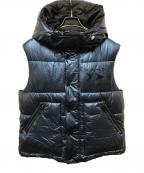 DIESELディーゼル）の古着「レイヤード中綿ベスト」｜ブルー