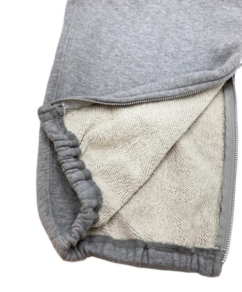 TOGA ARCHIVES（トーガアーカイブス）TOGA ARCHIVES (トーガアーカイブス) ZIP SWEAT PANTS/ジップスウェットパンツ グレー サイズ:XLの古着・服飾アイテム