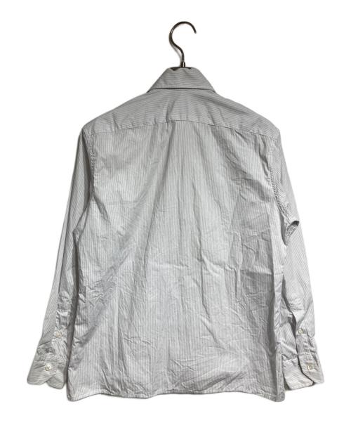 HAI（ハイ）HAI (ハイ) camisas manolo (カミサス マノロ) ストライプシャツ ホワイト サイズ:36の古着・服飾アイテム
