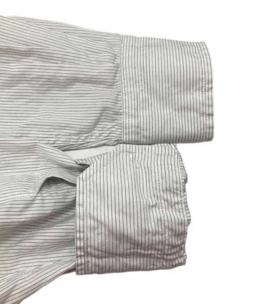 HAI（ハイ）HAI (ハイ) camisas manolo (カミサス マノロ) ストライプシャツ ホワイト サイズ:36の古着・服飾アイテム
