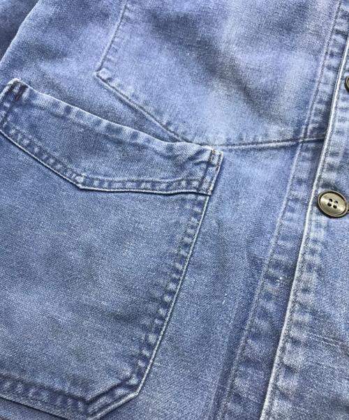 LE FORT BEAU（ル・フォール・ボー）LE FORT BEAU (ル・フォール・ボー) コットンツイルカバオールジャケット ネイビー サイズ:44の古着・服飾アイテム