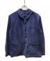 LE FORT BEAU（ル・フォール・ボー）の古着「コットンツイルカバオールジャケット」｜ネイビー