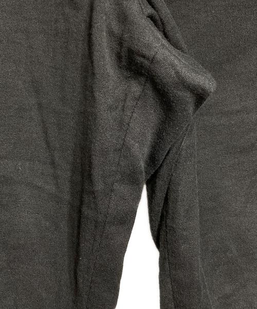 ISSEY MIYAKE MEN（イッセイミヤケメン）ISSEY MIYAKE MEN (イッセイミヤケメン) コットンガーゼストレートパンツ ブラック サイズ:１の古着・服飾アイテム