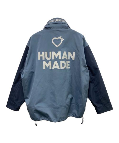 HUMAN MADE（ヒューマンメイド）HUMAN MADE (ヒューマンメイド) RAIN PARKA ネイビー サイズ:Lの古着・服飾アイテム