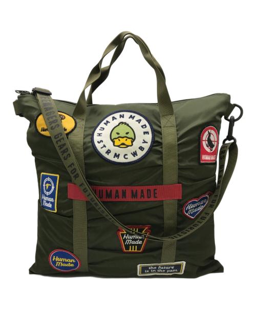 HUMAN MADE（ヒューマンメイド）HUMAN MADE (ヒューマンメイド) HELMET BAG カーキの古着・服飾アイテム