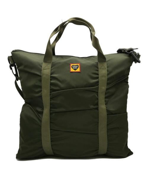 HUMAN MADE（ヒューマンメイド）HUMAN MADE (ヒューマンメイド) HELMET BAG カーキの古着・服飾アイテム