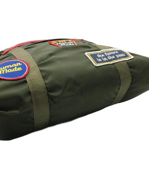 HUMAN MADE（ヒューマンメイド）HUMAN MADE (ヒューマンメイド) HELMET BAG カーキの古着・服飾アイテム