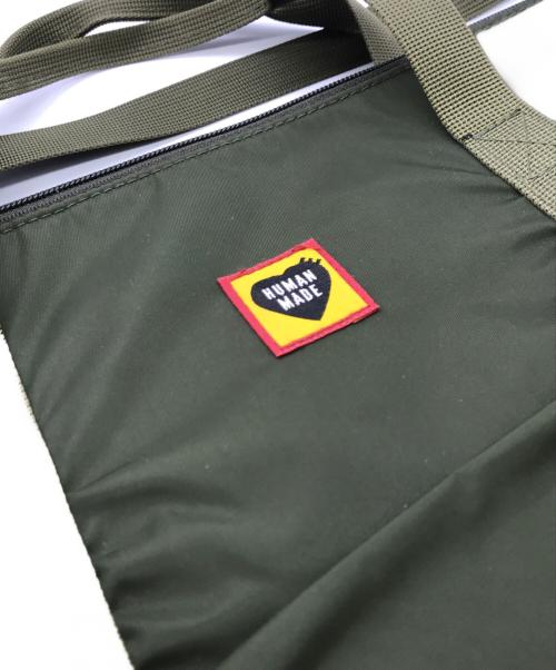 HUMAN MADE（ヒューマンメイド）HUMAN MADE (ヒューマンメイド) HELMET BAG カーキの古着・服飾アイテム